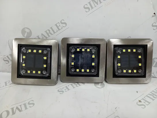 BELL AND HOWELL SET OF 8 SQUARE SWIVEL DISK LIGHTS