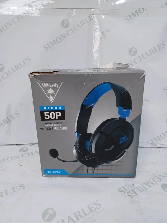 TURTLE BEACH RECON 50P WIRED GAMING PLAYSTATION 4/5 HEADSET