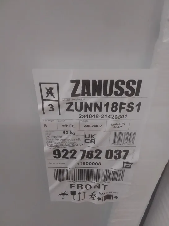 ZANUSSI ZUNN18FS1 REFRIGERATOR RRP £775.00