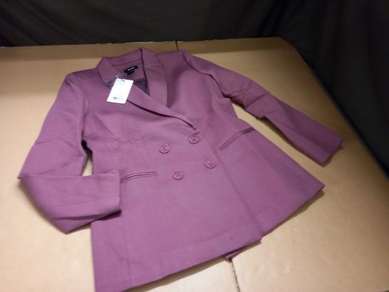 SAINT + SOFIA CAMBRIDGE BLAZER IN PINK MAUVE - 12