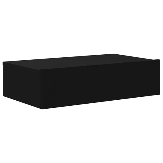 BOXED BRIAHNNA TV CABINET WITH LED LIGHTS MEDIA UNTIL - BLACK, SIZE UNSPECIFIED (1 BOX)