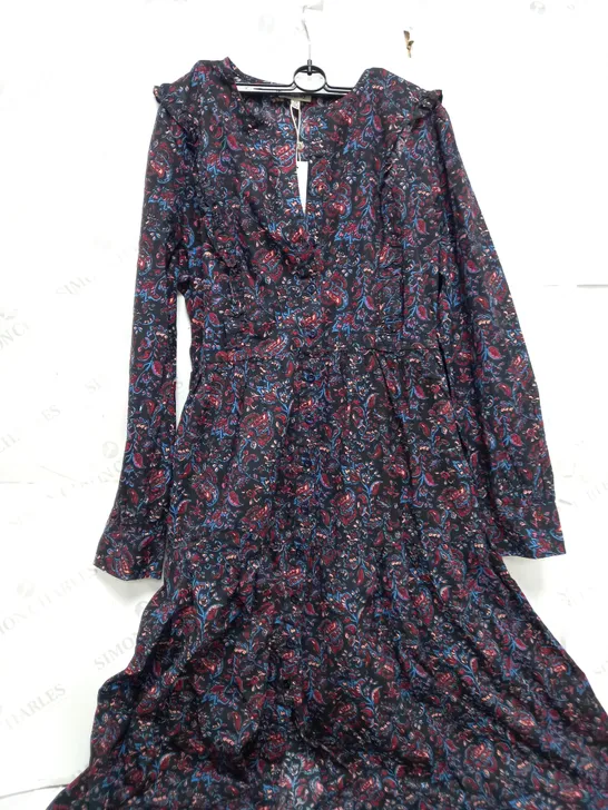 WOMANS ALBARAY PAISLEY FLOWER DRESS - SIZE UK 16