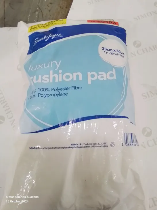 BAGGED SYMPLE STUFF POLYCOTTON POLYESTER 30 X 50CM CUSHION PADS - SET OF 2 (1 ITEM)