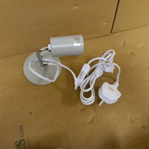 BOXED HOUSE SPOKE PLUG IN WALL LIGHT