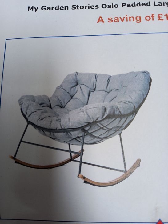 BOXED COCOON CHAIR - GREY