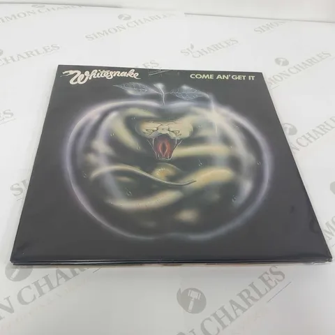 3 WHITESNAKE VINLY LPS. COME AN GET IT, READY AN WILLING AND LIVE IN THE HEART OF THE CITY