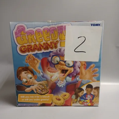 BOXED TOMY GREEDY GRANNY GAME 