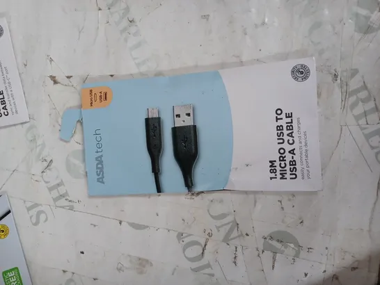 ASDA TECH 1.8 MICRO USB TO USB-A CABLE