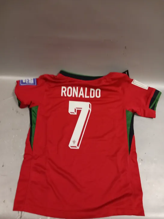 CHILDRENS PORTUGAL NATIONAL TEAM RONALDO FULL JERSEY - 22