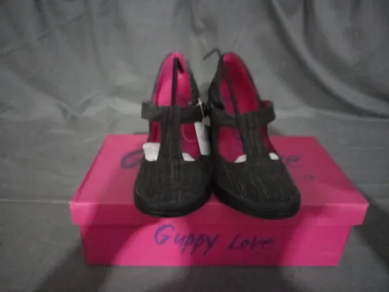 APPROXIMATELY 11 BOXED PAIR OF GUPPY LOVE BY BLOWFISH WEDGE SHOES IN VARIOUS SIZES TO INCLUDE SIZE 39.5EU