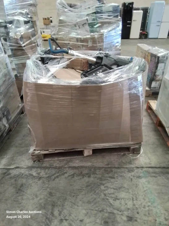 PALLET OF APPROXIMATELY 17 UNPROCESSED RAW RETURN HOUSEHOLD AND ELECTRICAL GOODS TO INCLUDE;