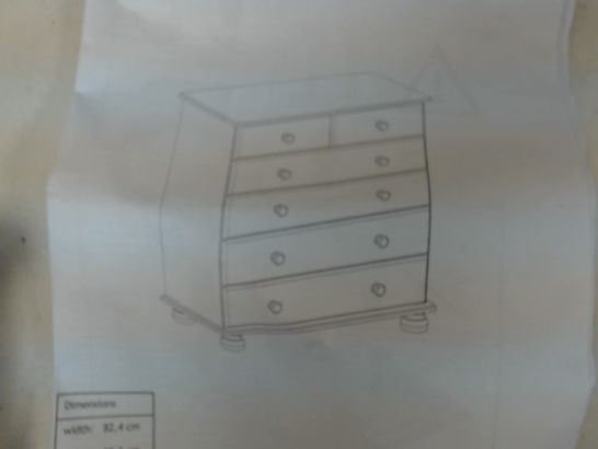 RICHMOND 2 + 4 CHEST OF DRAWERS RRP £189.99