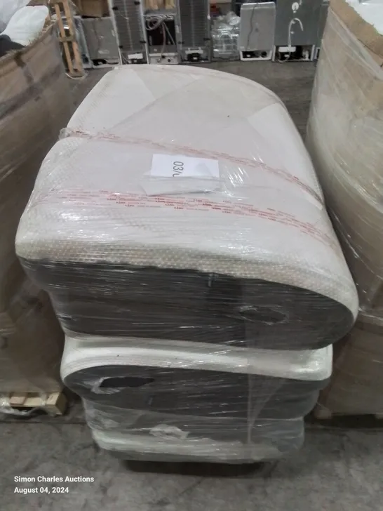 PALLET CONTAINING 3 MATTRESSES SIZES AND SPECS VARY