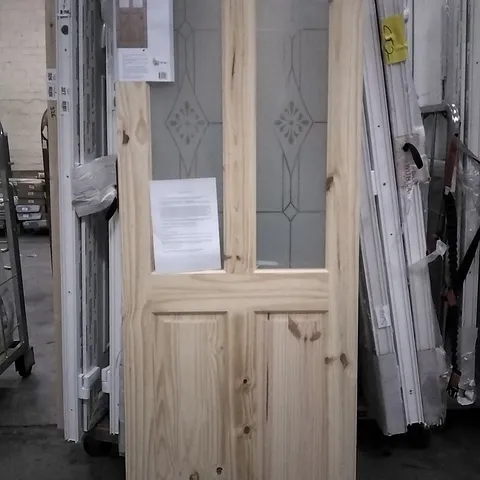 1980MM X 762MM 4 PANNEL KNOTTY PINE INTERNAL DOOR