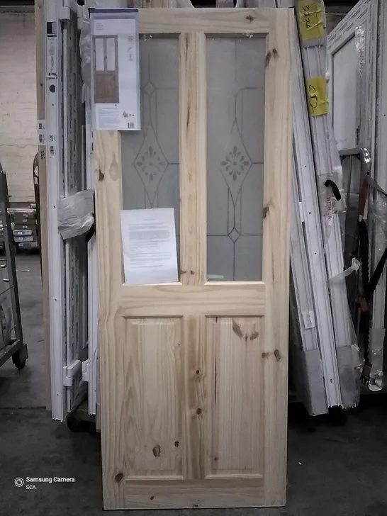 1980MM X 762MM 4 PANNEL KNOTTY PINE INTERNAL DOOR