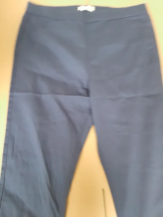 M&S BLUE JEGGINGS HIGH RISE PANTS - SIZE 18