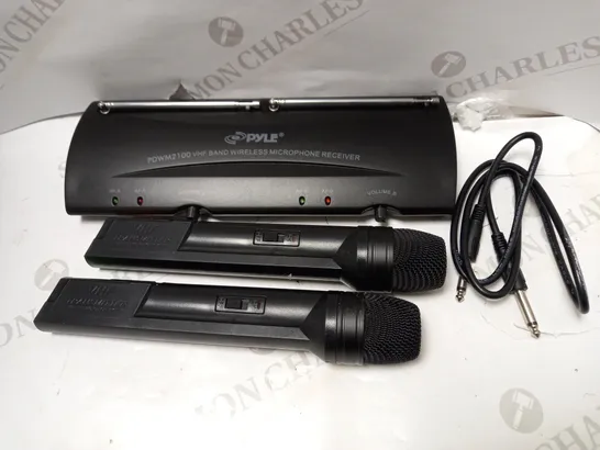 PYLE PDWM2100 PROFESSIONAL DUAL VHF WIRELESS HANDHELD MICROPHONE SYSTEM