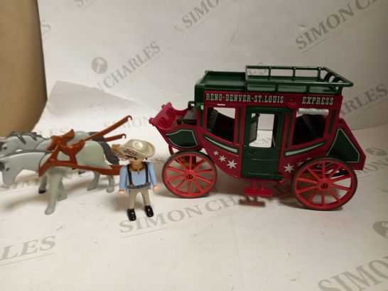 PLAYMOBIL HORSE DRAWN CARRIAGE SET