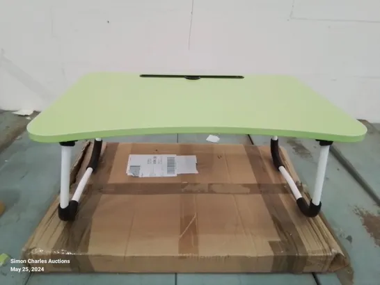 SMALL GREEN PORTABLE LAPTOP TRAY DESK (1 BOX)