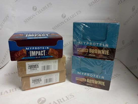 LOT OF 5 PACKS OF PROTEIN BARS