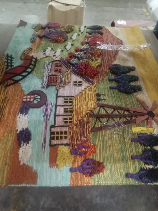 COUNTRY HOUSE HANGING WALL RUG 75X100CM