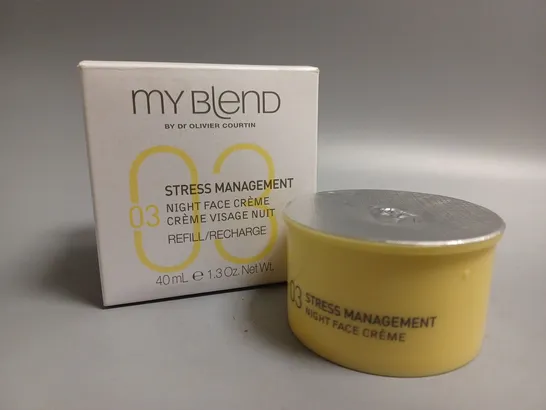 BOXED MYBLEND STRESS MANAGEMENT NIGHT FACE CREAM (03)