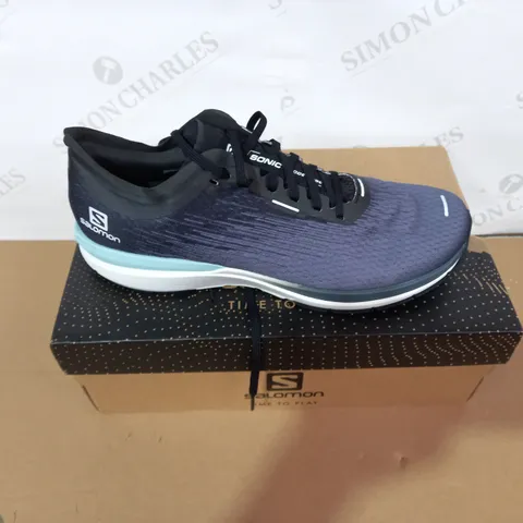 BOXED PAIR OF SALOMON TRAINERS SIZE 8