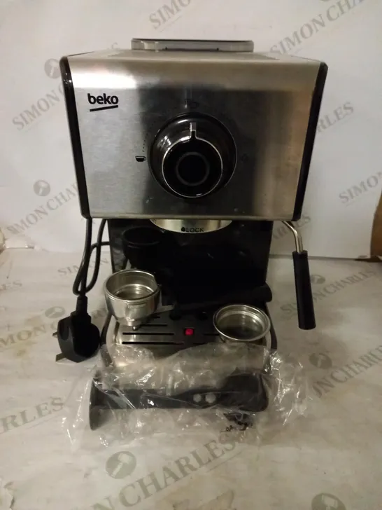 BEKO CEP5152B ESPRESSO PUMP COFFEE MACHINE, 15 BAR, 1200ML TANK, BLACK