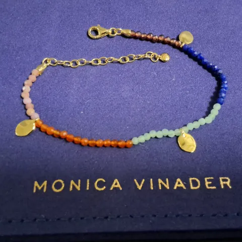 MONICA VINADERLEAF THEMED BRACELET