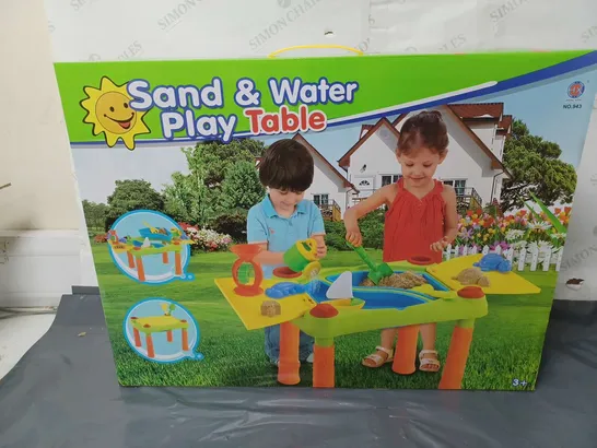 BOXED SAND & WATER PLAY TABLE