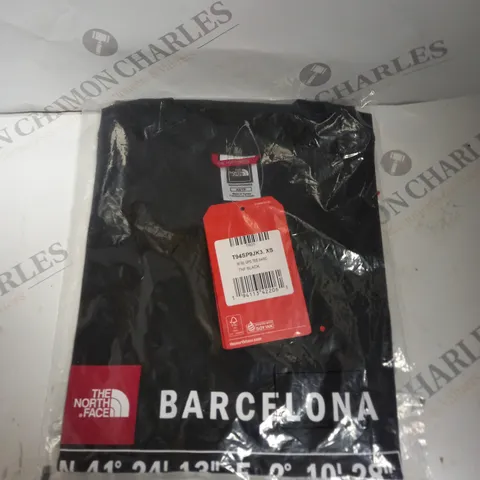 SEALED THE NORTH FACE BARCELONA GPS LIGHTWEIGHT T-SHIRT IN BLACK - XS