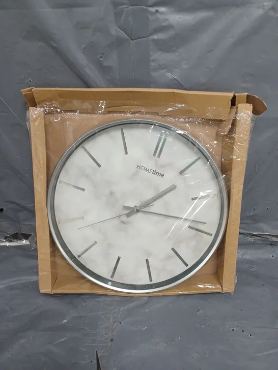 SLIMLINE MARBLE PATTERN WALL CLOCK  RRP £24.99