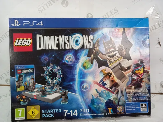 BOXED LEGO DIMENSIONS STARTER PACK FOR PS4 