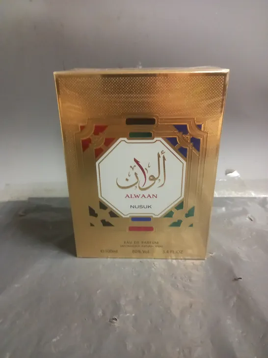 SEALED X6 NUSUK "ALWAAN" EAU DE PARFUM 100ML