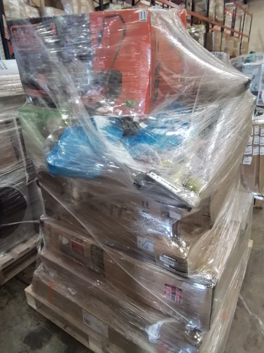 PALLET OF APPROXIMATELY 17 UNPROCESSED RAW RETURN HOUSEHOLD AND ELECTRICAL GOODS TO INCLUDE;