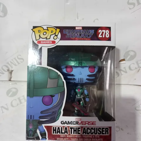 FUNKO POP GAMES MARVEL GUARDIANS OF THE GALAXY 278 HALA THE ACCUSER VINYL BOBBLE-HEAD