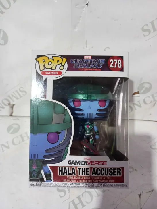 FUNKO POP GAMES MARVEL GUARDIANS OF THE GALAXY 278 HALA THE ACCUSER VINYL BOBBLE-HEAD