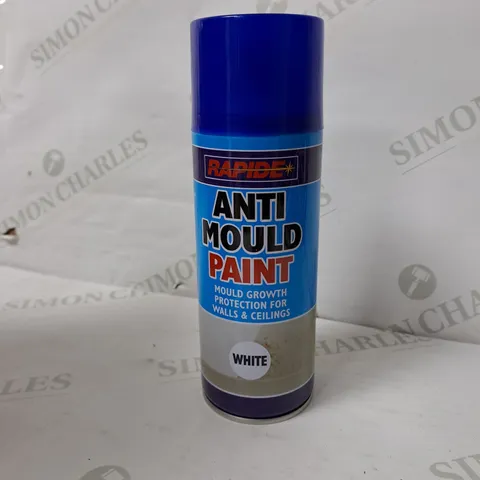 APPROXIMATELY 9 RAPIDE ANTI MOULD PAINT IN WHITE 400ML 