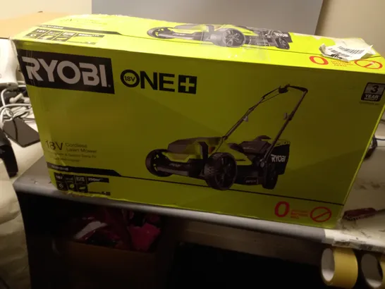 RYOBI OLM1833B 18V ONE+ CORDLESS 33CM LAWNMOWER RRP £204.99