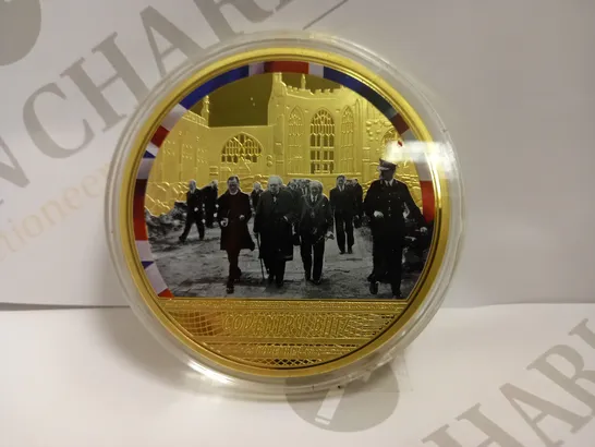 BATTLE OF BRITAIN GOLD COMMEMORATIVE COIN