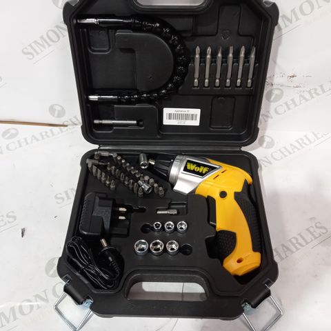 WOLF 3.6V CORDLESS LITHIUM ION SCREWDRIVER