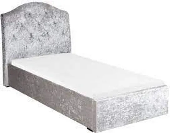 BOXED GRADE 1 MANDARIN SINGLE STORAGE BED - SILVER (3 BOXES) 