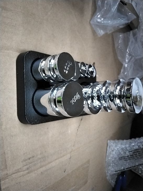 BOXED CHURN WEIGHTS MET CHROME