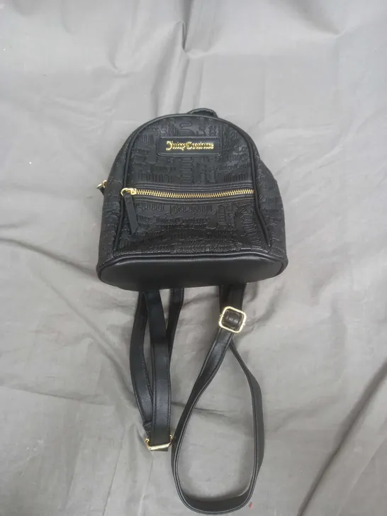 JUICY COUTURE BLACK MINI BACKPACK