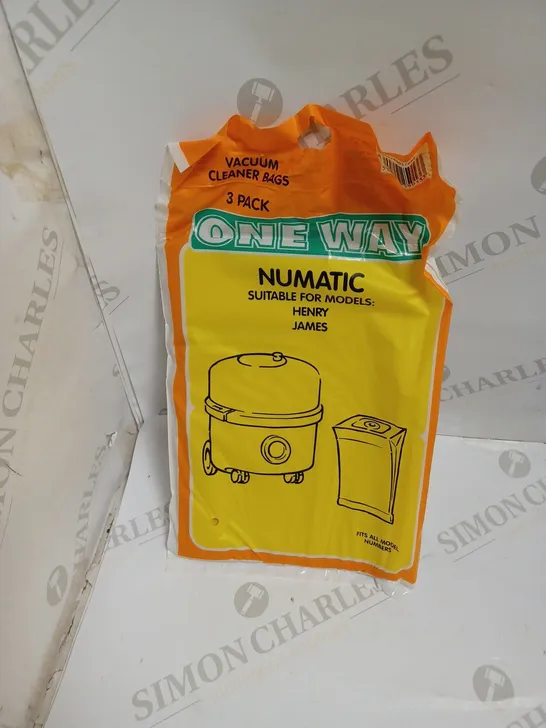 ONE WAY NUMATIC HENRY JAMES 3 PK - SET OF 10