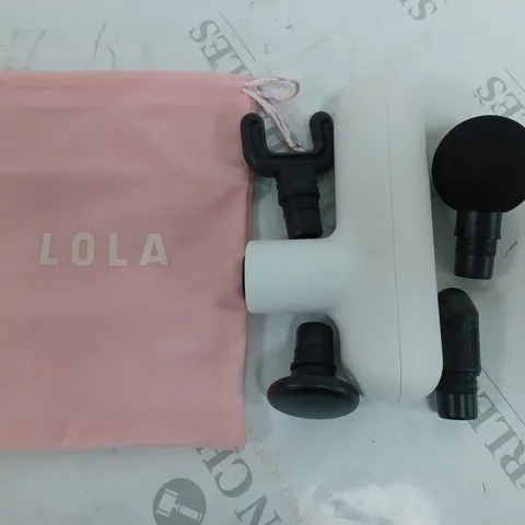 BOXED LOLA 4 SPEED MASSAGE GUN WHITE