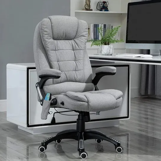 FASTI EXECUTIVE CHAIR LIGHT GREY UPHOLSTERY 