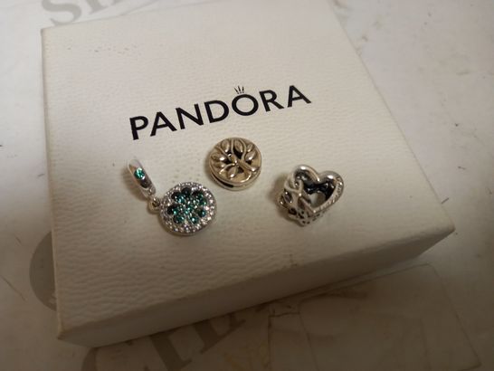 LOT OF 3 PANDORA CHARMS