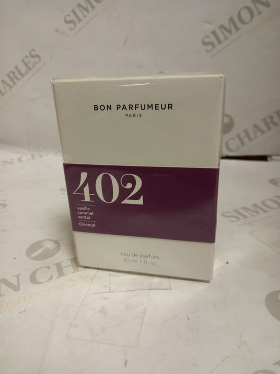 BOXED AND SEALED BON PARFUMEUR PARIS 402 EAU DE PARFUM 30ML