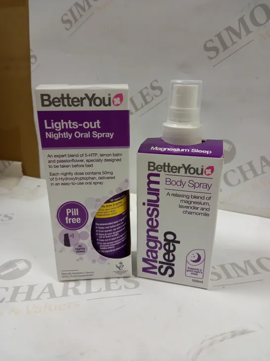 BETTER YOU SLEEP DUO VITAMIN SPRAYS